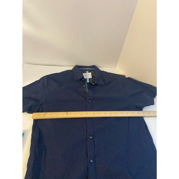 Denim & Flower Ricky Singh navy dots flowers small S - Picture 5 of 6